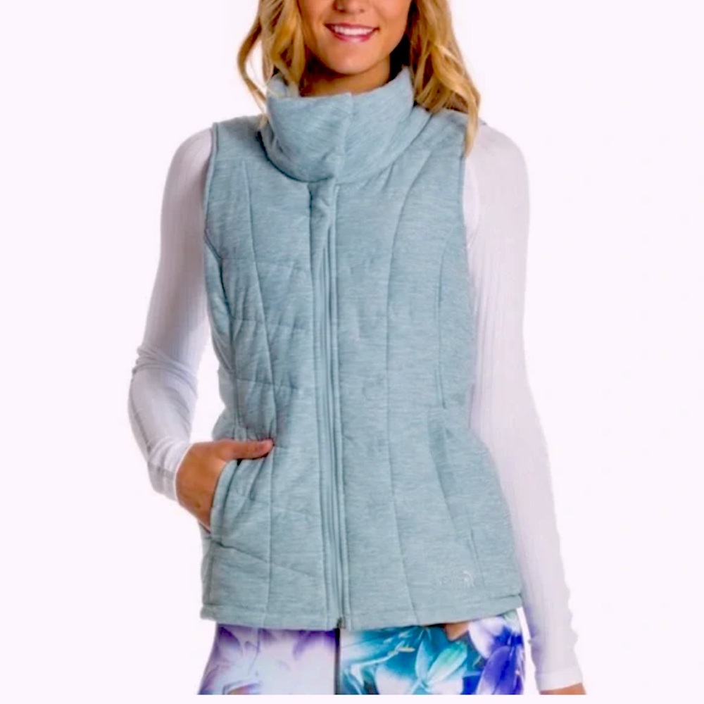 The North Face Light Blue Women's Vest Pseudio